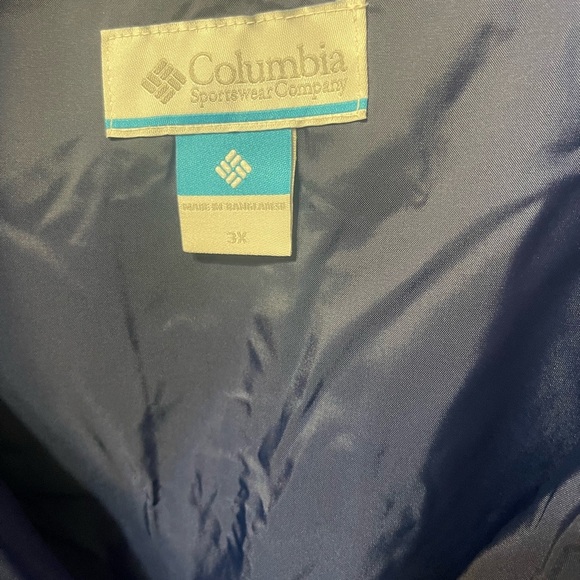 Columbia Blue Insulated Water Repellent Gorpcore Puffect Puffer Vest 3X NWT - Picture 3 of 12
